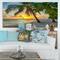 Designart - Beach in Caribbean Island of Barbados - Modern Seascape Canvas Artwork